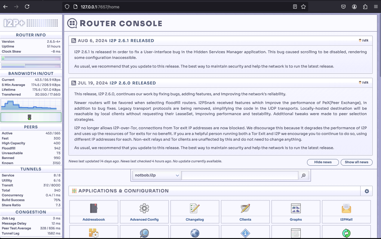 Updating I2P Outproxy